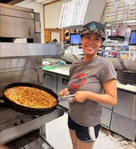 Avalanche pizza employee graduating